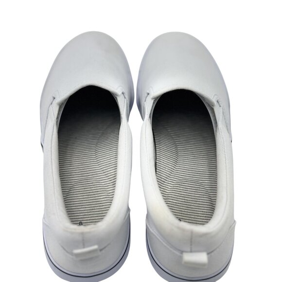 a new day Millie Twin Gore Slip-On Canvas Sneakers Women's US 9 M White - Picture 4 of 11